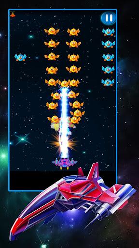 Chicken Shooter: Galaxy Attack - Gameplay image of android game
