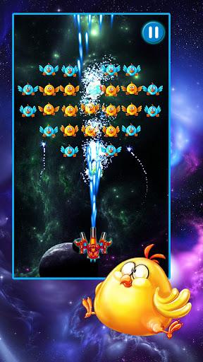 Chicken Shooter: Galaxy Attack - Gameplay image of android game