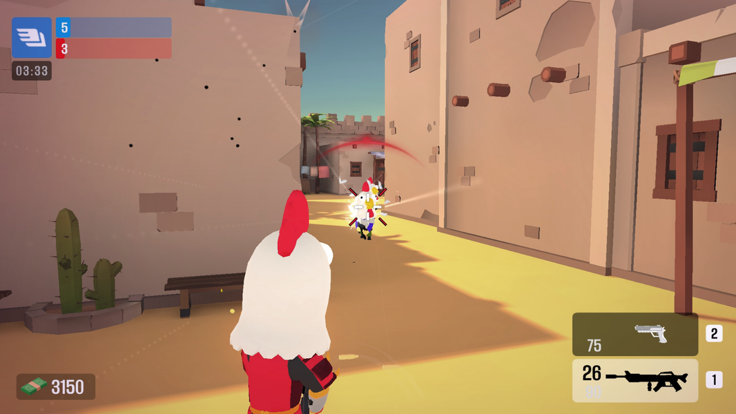 Chicken Strike - gun games - عکس بازی موبایلی اندروید