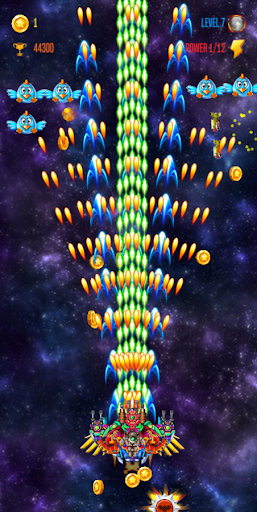 Chicken Attack Galaxy - Gameplay image of android game