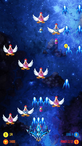 Chicken Attack Galaxy - عکس بازی موبایلی اندروید