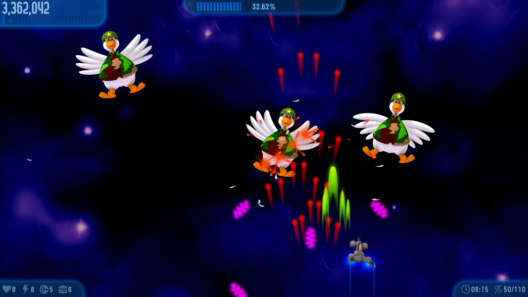 Chicken Invaders 2 - Gameplay image of android game