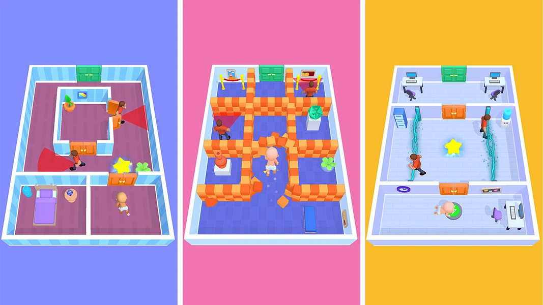 Hide From Daddy: Little Escape - Gameplay image of android game