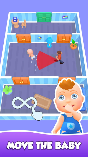 Hide From Daddy: Little Escape - Gameplay image of android game