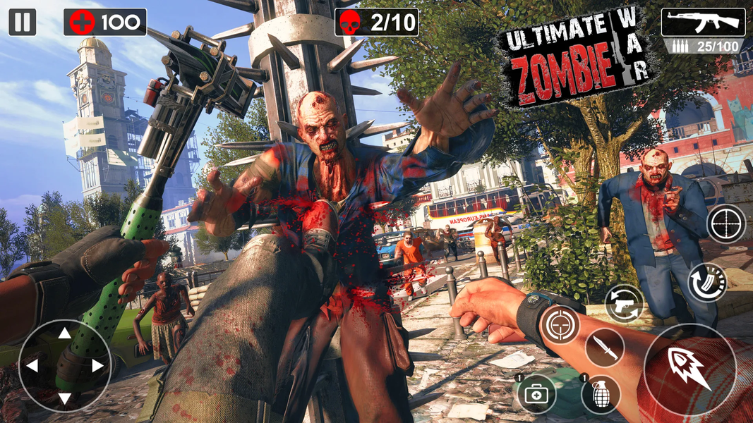 Zombie Games 3d 2024 : fps War - Image screenshot of android app