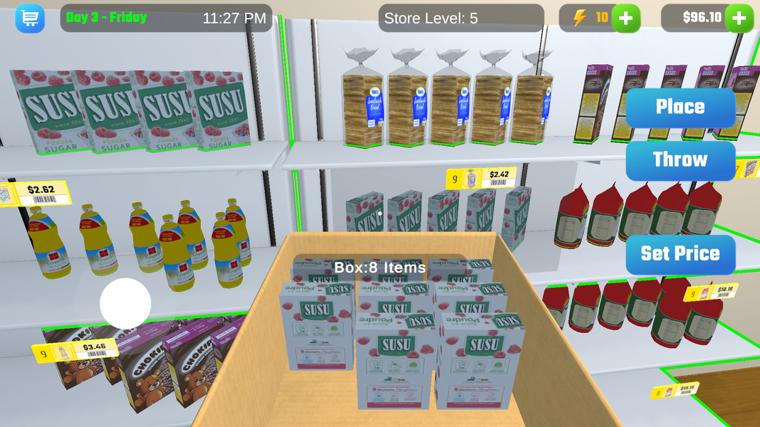 Supermarket Simulator City 3D - Gameplay image of android game
