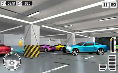 Car Driving On The Mountain Road - Car Parking Game - Android
