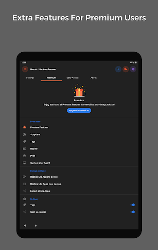 Hermit — Lite Apps Browser - Image screenshot of android app