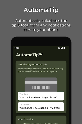 Tip Calculator — Clean, Simple - Image screenshot of android app