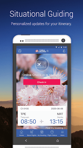China Airlines App - عکس برنامه موبایلی اندروید