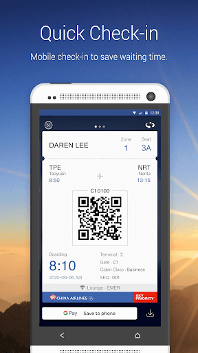 China Airlines App - عکس برنامه موبایلی اندروید