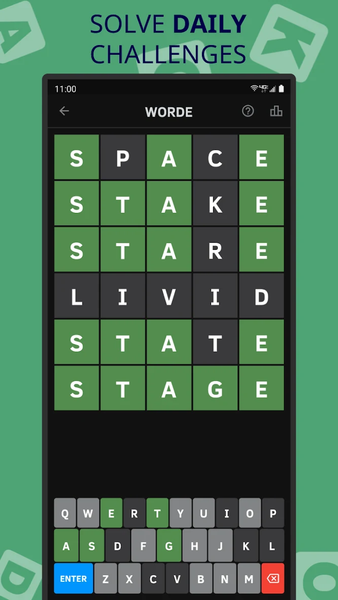 Worde: Daily & Unlimited - عکس بازی موبایلی اندروید