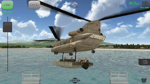 Chinook Helicopter Flight Sim - عکس بازی موبایلی اندروید