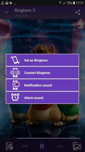 Chipmunks - RINGTONES and WALLPAPERS - عکس برنامه موبایلی اندروید