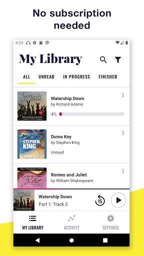 Chirp Audiobooks - عکس برنامه موبایلی اندروید