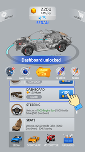 Idle Car - Gameplay image of android game