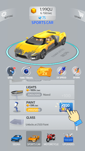 Idle Car - Gameplay image of android game