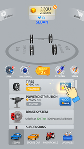 Idle Car - Gameplay image of android game