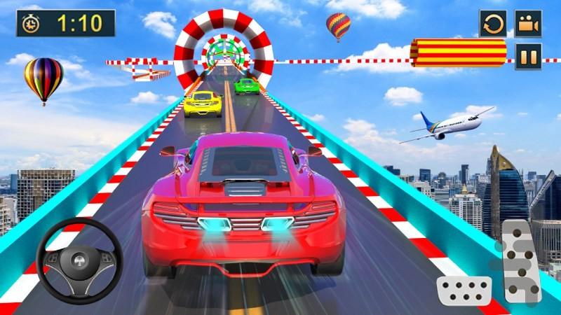 ماشین بازی در آسمان - Gameplay image of android game