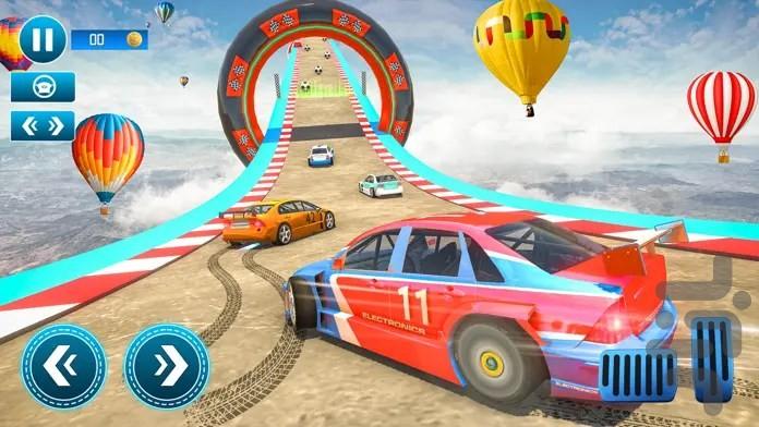 ماشین بازی در آسمان - Gameplay image of android game