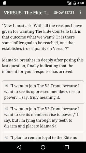 VERSUS: The Elite Trials - Gameplay image of android game
