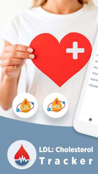 LDL: Cholesterol Tracker - عکس برنامه موبایلی اندروید