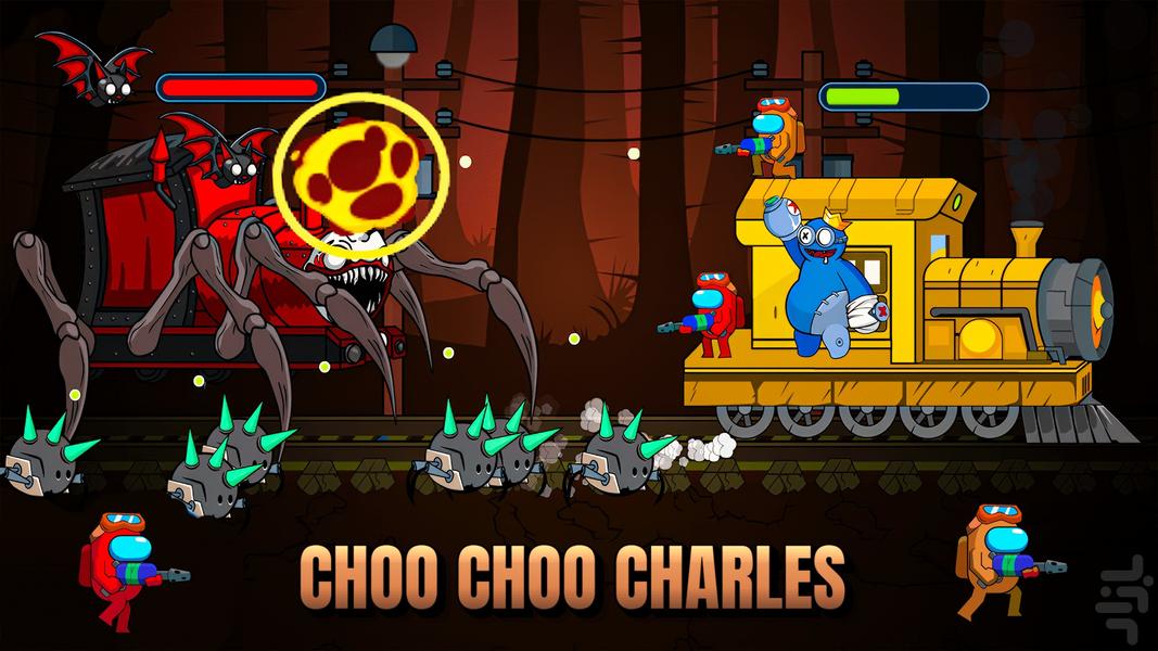 Choo-Choo Charles: Rainbow Friends - عکس بازی موبایلی اندروید