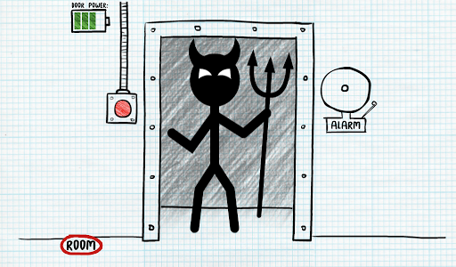 Stickman Five Nights Survival - Gameplay image of android game