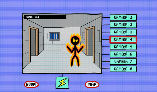 Stickman Five Nights Survive 2 - Gameplay image of android game