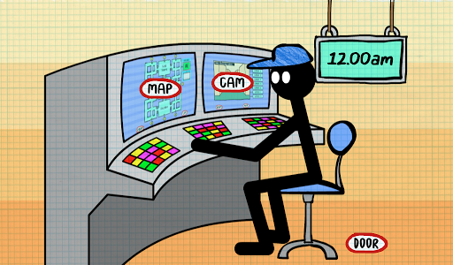 Stickman Five Nights Survive ۲ - عکس بازی موبایلی اندروید