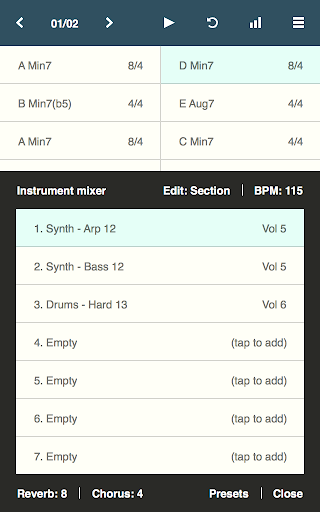 Chordbot Lite - عکس برنامه موبایلی اندروید