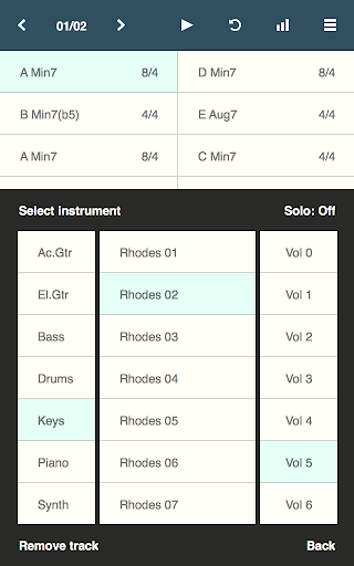 Chordbot Lite - عکس برنامه موبایلی اندروید