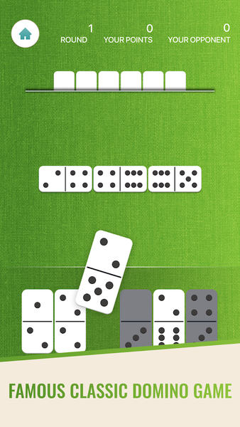 Classic Dominoes: Board Game - Gameplay image of android game