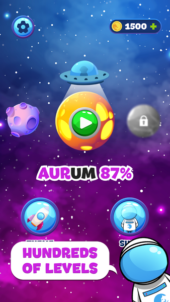 Word Search Puzzle: Space Up - عکس بازی موبایلی اندروید