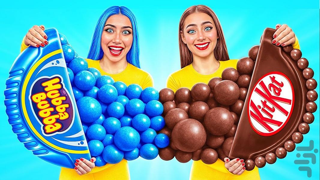 چالش خنده دار رقابت غذایی (بدون نت) - Image screenshot of android app