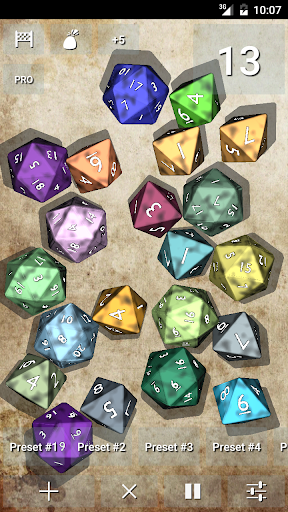 DnDice - 3D RPG Dice Roller - Image screenshot of android app