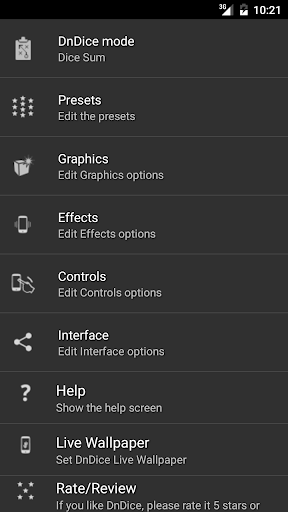 DnDice - 3D RPG Dice Roller - Image screenshot of android app