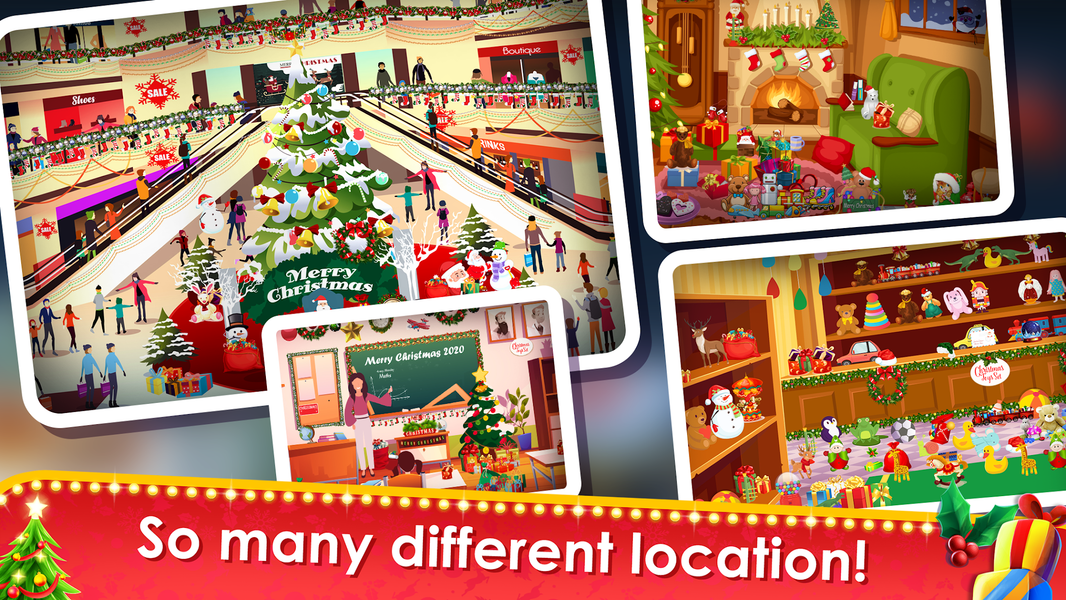 Christmas Hidden Objects - Gameplay image of android game