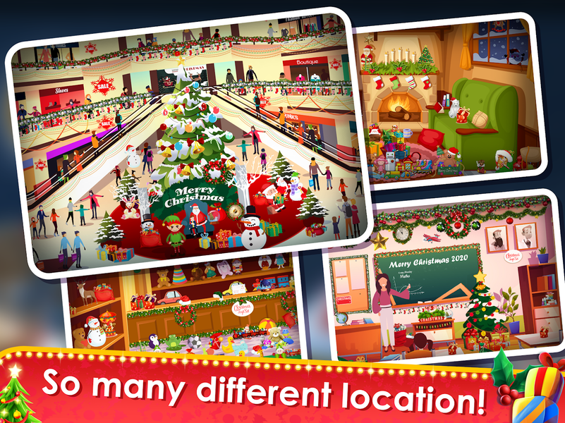 Christmas Hidden Objects - Gameplay image of android game