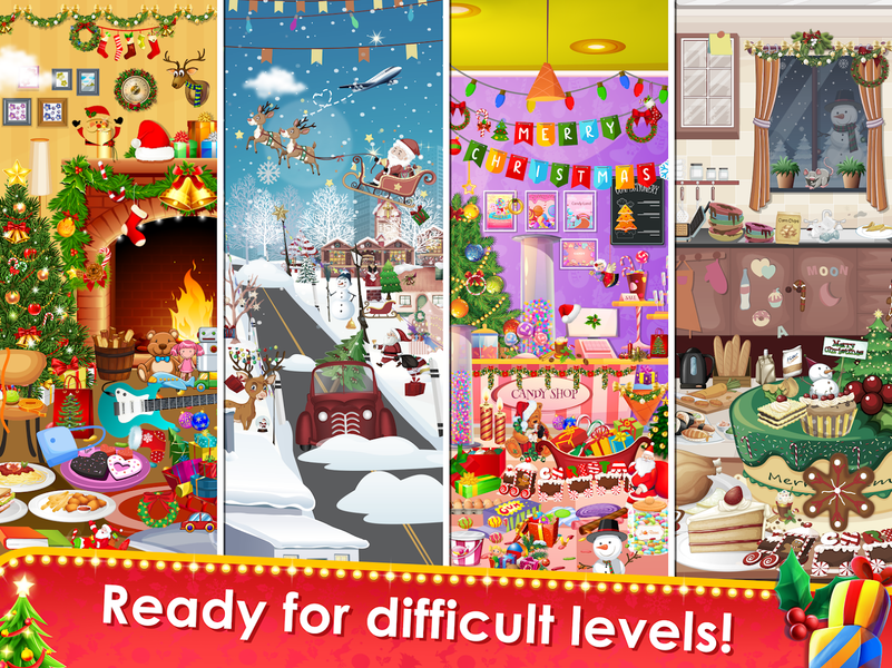 Christmas Hidden Objects - Gameplay image of android game