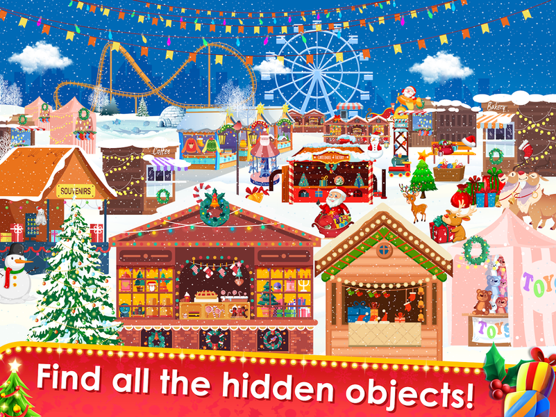 Christmas Hidden Objects - Gameplay image of android game