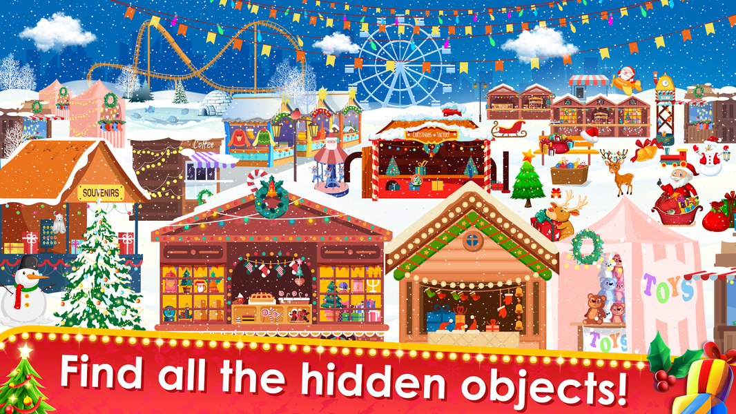 Christmas Hidden Objects - عکس بازی موبایلی اندروید