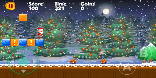 Santa Claus run - Christmas Sa - عکس برنامه موبایلی اندروید