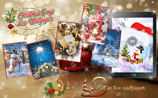 Christmas Songs Live Wallpaper - Image screenshot of android app
