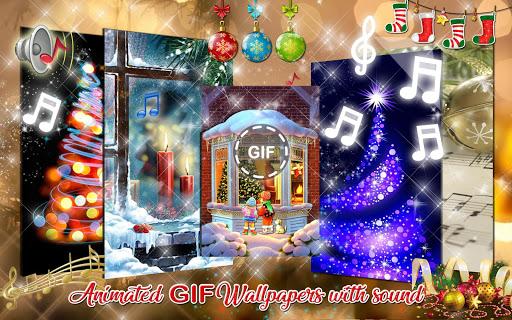Christmas Songs Live Wallpaper - Image screenshot of android app