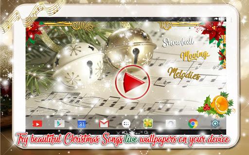Christmas Songs Live Wallpaper - Image screenshot of android app