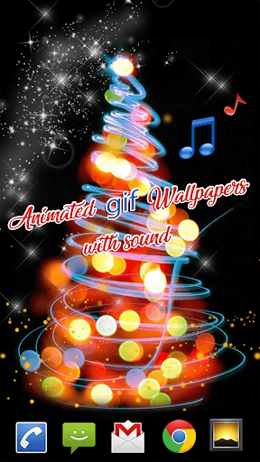 Christmas Songs Live Wallpaper - Image screenshot of android app
