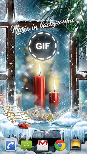 Christmas Songs Live Wallpaper - Image screenshot of android app