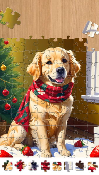 Christmas Jigsaw Puzzle Games - Gameplay image of android game