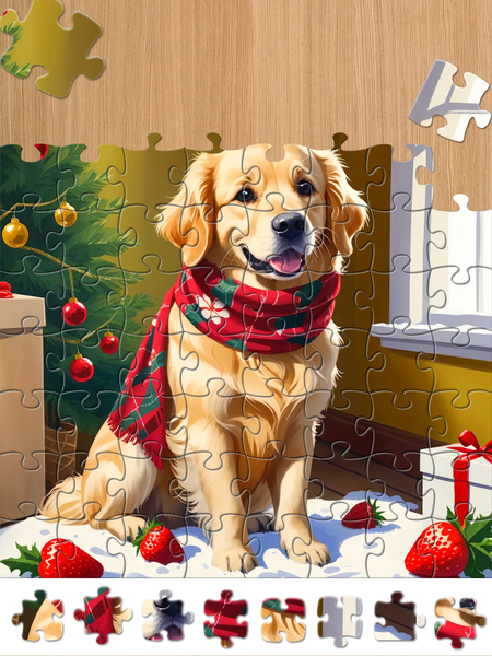 Christmas Jigsaw Puzzle Games - Gameplay image of android game